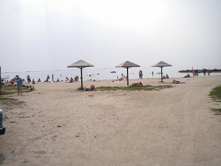 Пляж в Бердянске район Слободки