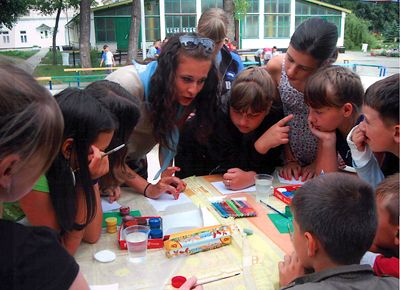 Детский лагерь в Запорожской области