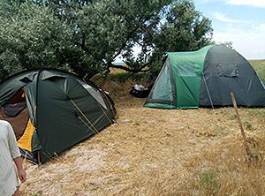 Кинбурнская коса палаточный лагерь «Два берега»