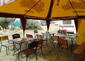 Отдых в палатках на Черном море, палаточный лагерь «Гармония»