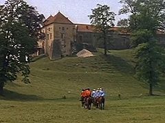 Свірзький замок, епізод із фільму «д'Артаньян і три мушкетери»