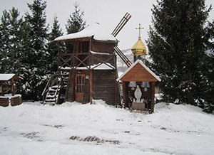 База отдыха Бойковский двор зимой
