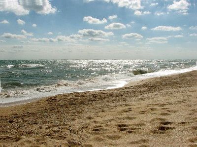 пляж лагеря «Орленок»