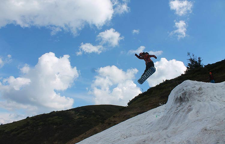 Активный отдых Драгобрат сноубординг фото