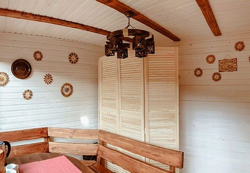 «Карпати Мигово» кімната відпочинку у сауні