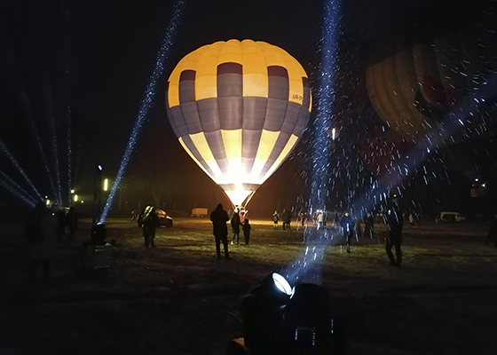 Полеты на воздушных шарах свето-музыкальное вечернее шоу