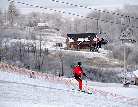 «Славянский теремок» катание на лыжах