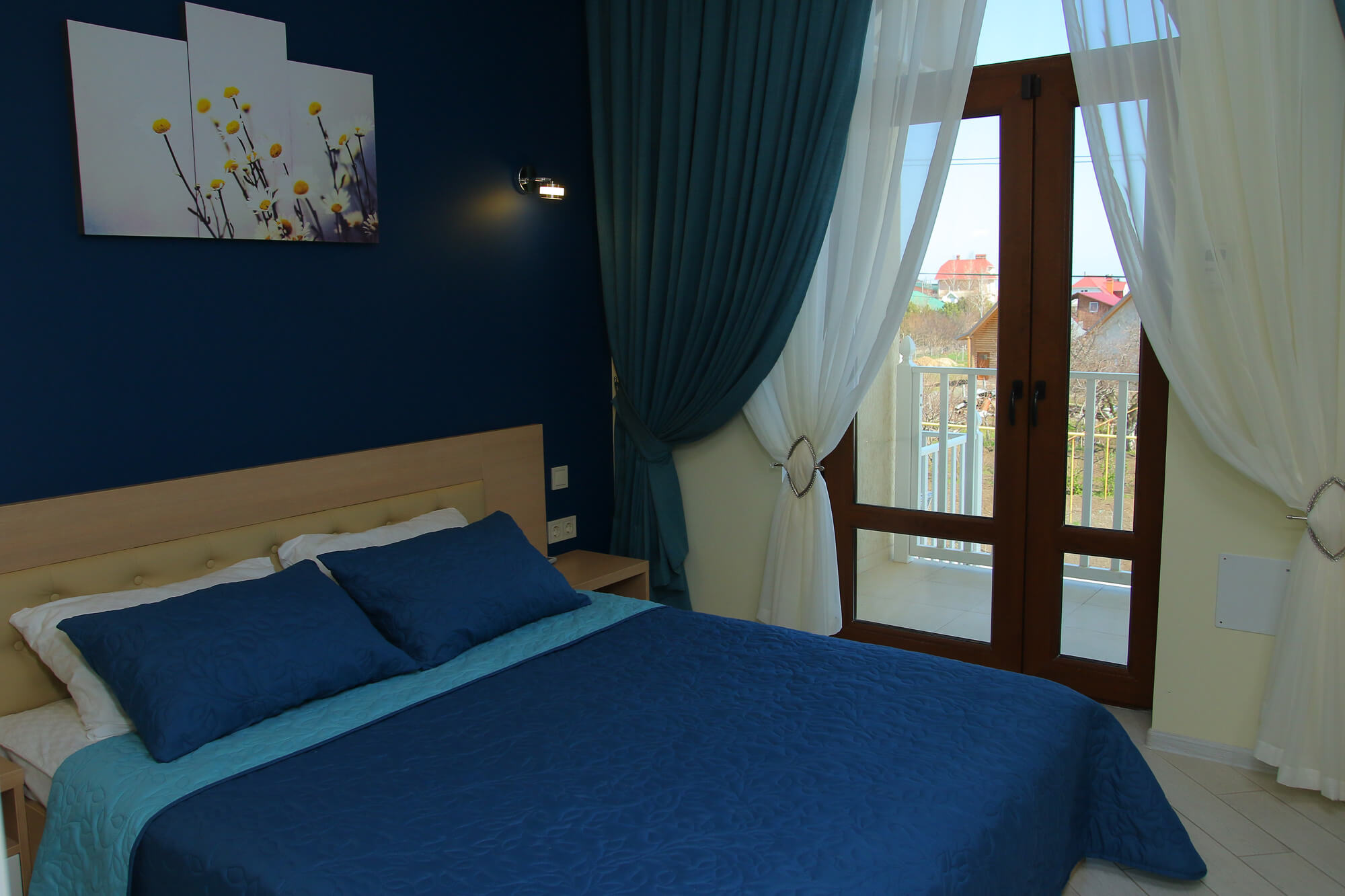 Двухкомнатные апартаменты спальня в мини-отеле Юна фото