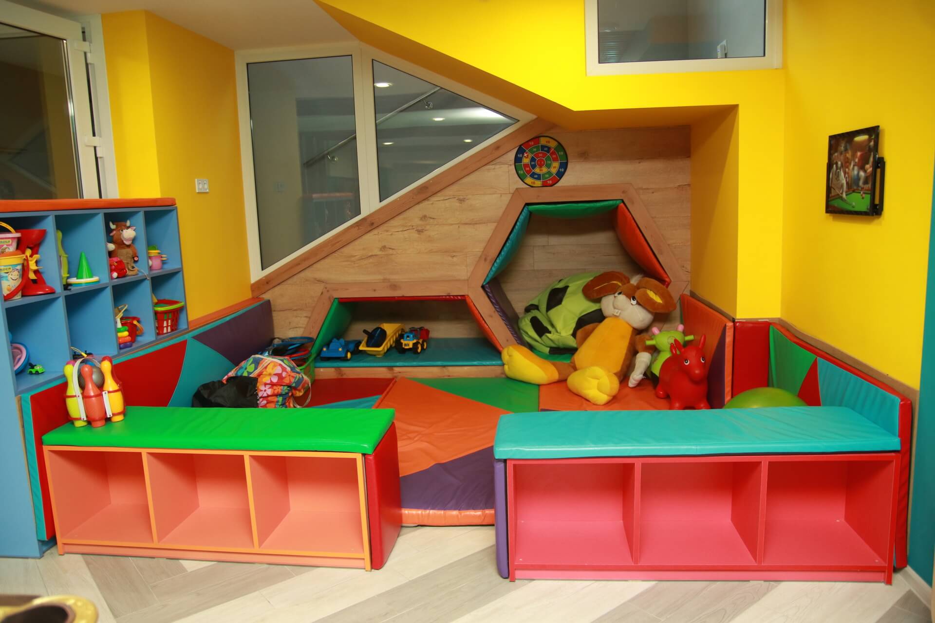 Юна мини-отель Санжейка игровая зона для детей фото