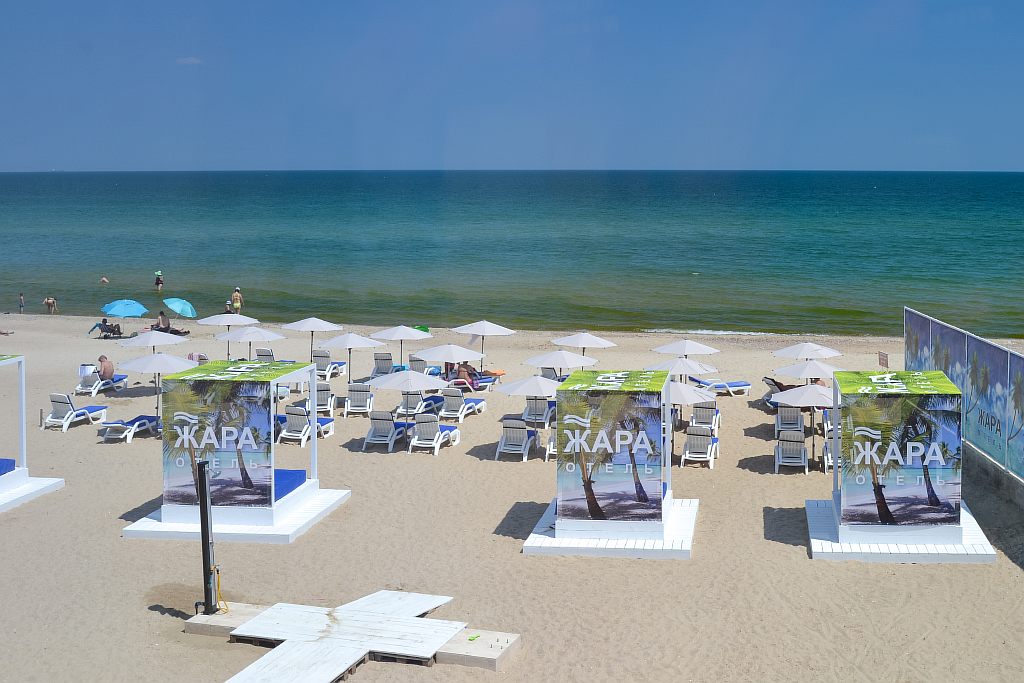 Грибівка готель «Жара» перша лінія пляж