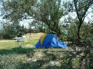 Отдых на Кинбурнской косе в палатке, палаточный лагерь «Гармония»