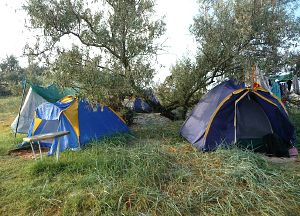 Отдых в палатках