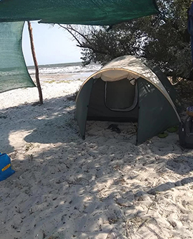 Отдых на Кинбурнской косе в палатке, палаточный лагерь «Лагуна»