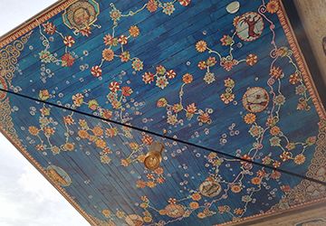 Синагога Бабий Яр созвездия на потолке фото